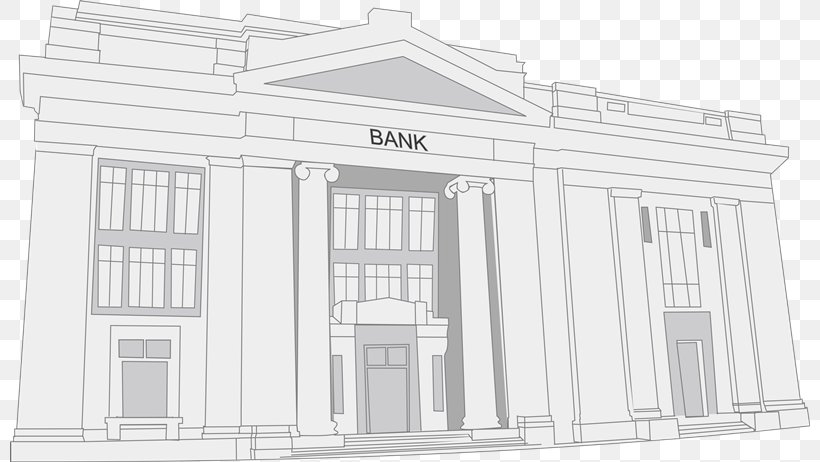 Retail Banking Money Deposit Account, PNG, 800x462px, Bank, Architecture, Black And White, Building, Charles Schwab Corporation Download Free