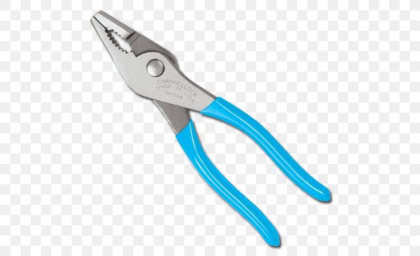 Diagonal Pliers Hand Tool Lineman's Pliers Slip Joint Pliers, PNG, 500x500px, Diagonal Pliers, Channellock, Cutting, Cutting Tool, Hand Tool Download Free
