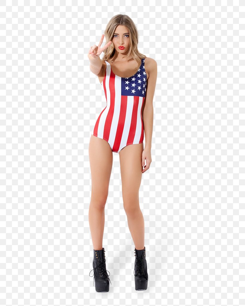 Flag Of The United States One-piece Swimsuit Fashion, PNG, 683x1024px, Watercolor, Cartoon, Flower, Frame, Heart Download Free