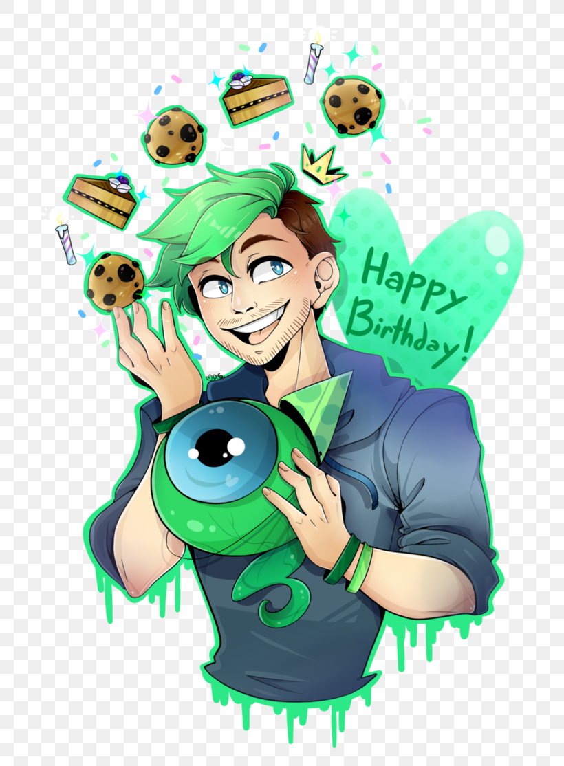 Jacksepticeye Birthday YouTuber Roi Wassabi, PNG, 717x1114px, Watercolor, Cartoon, Flower, Frame, Heart Download Free