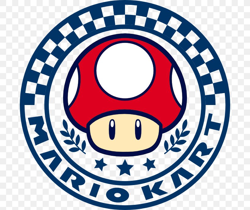 Mario Kart 8 Super Mario Kart Mario Kart: Super Circuit Mario Kart 7 Mario Kart Wii, PNG, 690x690px, Mario Kart 8, Area, Bowser, Logo, Mario Download Free