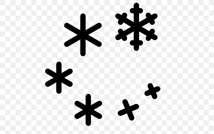 Snowflake Weather Forecasting, PNG, 512x512px, Snow, Black And White, Blizzard, Cloud, Cross Download Free
