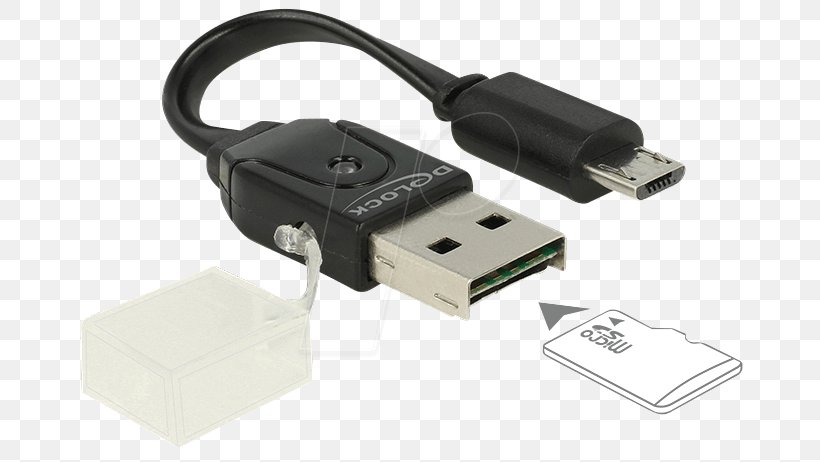 HDMI USB On-The-Go Micro-USB MicroSD, PNG, 680x462px, Hdmi, Adapter, Cable, Card Reader, Data Transfer Cable Download Free