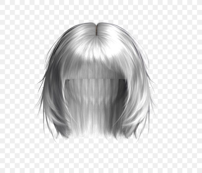 Wig Hair Coloring, PNG, 700x700px, Wig, Artwork, Black, Black And White, Black Hair Download Free