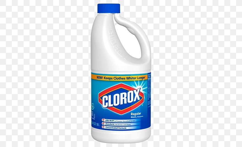 Bleach Liquid The Clorox Company Water Household Cleaning Supply, PNG, 500x500px, Bleach, Automotive Fluid, Bottle, Cleaning, Clorox Company Download Free