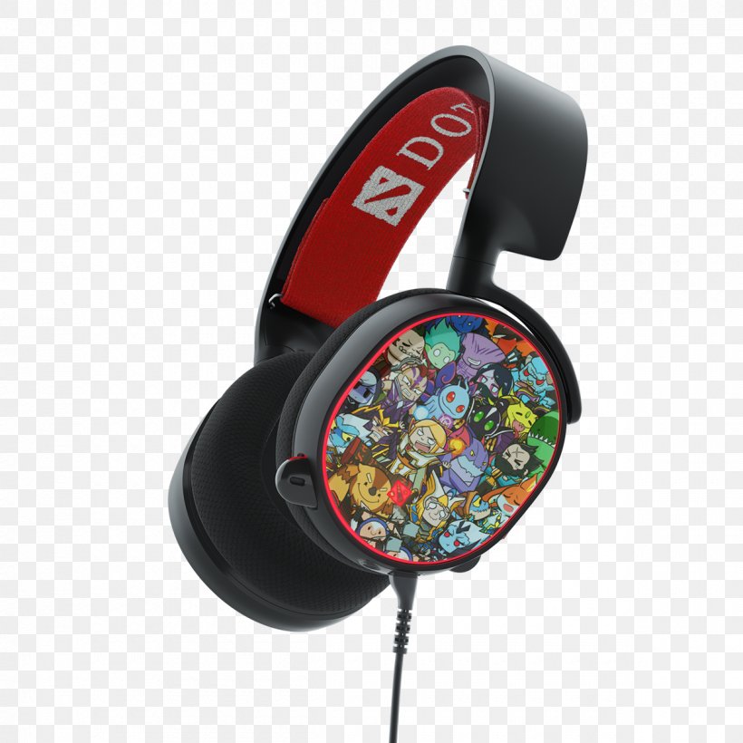 Dota 2 SteelSeries Headphones 7.1 Surround Sound Video Game, PNG, 1200x1200px, 71 Surround Sound, Dota 2, Audio, Audio Equipment, Dts Download Free