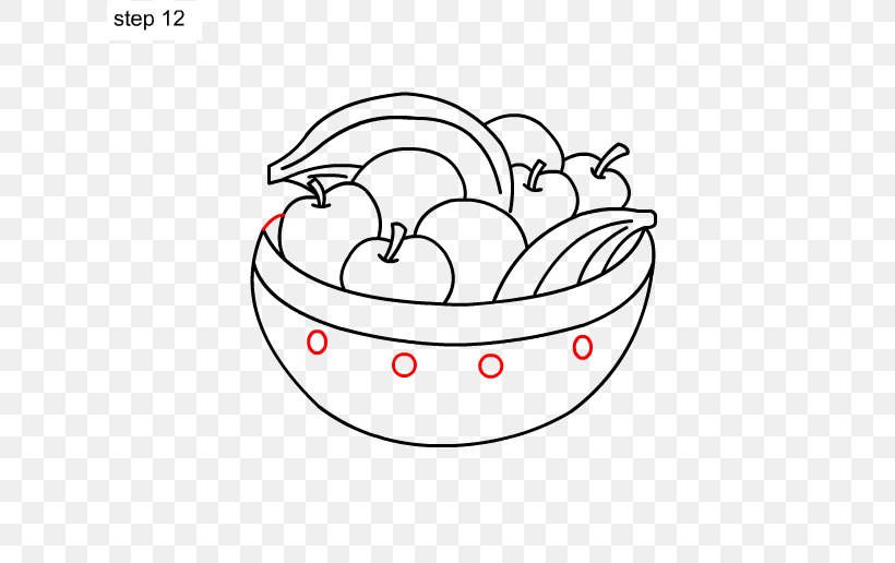 Drawing Basket Of Fruit Art, PNG, 625x516px, Drawing, Area, Art, Basket, Basket Of Fruit Download Free