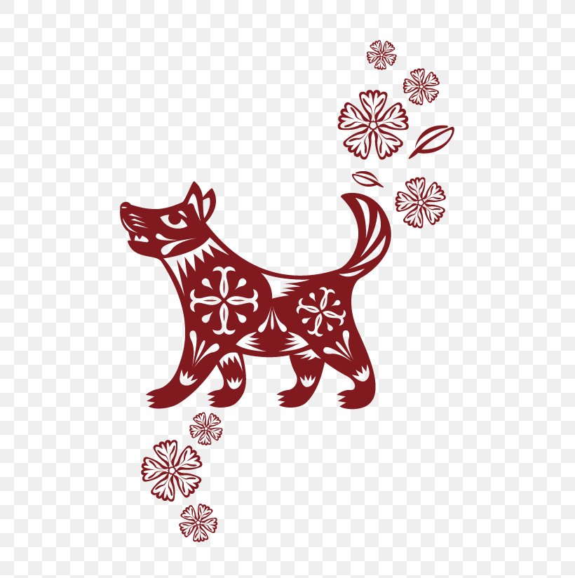 Chinese Paper Cutting Dog Papercutting Clip Art, PNG, 516x824px, Paper, Art, Chinese, Chinese New Year, Chinese Paper Cutting Download Free