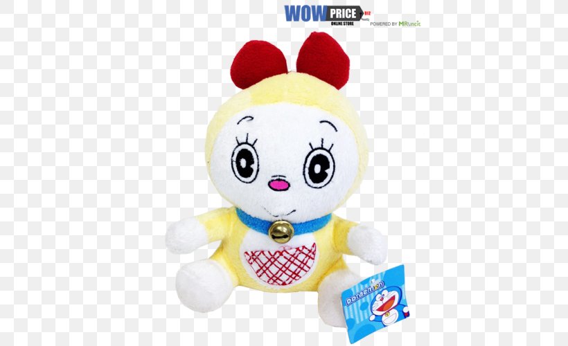 Dorami Doraemon Stuffed Animals & Cuddly Toys Plush, PNG, 500x500px, Watercolor, Cartoon, Flower, Frame, Heart Download Free