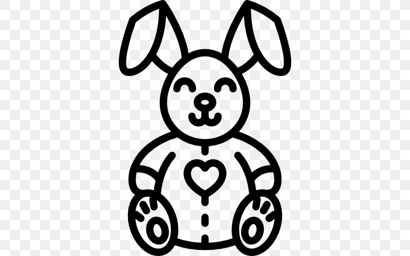 Rabbit Clip Art, PNG, 512x512px, Rabbit, Animaatio, Area, Black And White, Computer Monitors Download Free