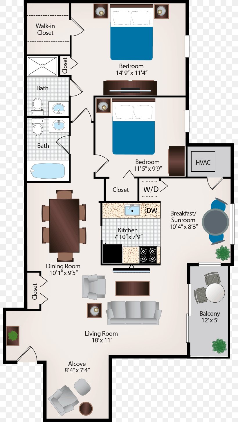 Country Place Apartments House Renting Floor Plan, PNG, 800x1453px, Apartment, Alcove, Area, Bathroom, Bed Download Free