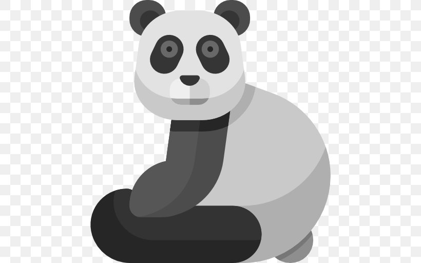 Giant Panda Bear Vector Graphics, PNG, 512x512px, Giant Panda, Animal, Bear, Black And White, Carnivoran Download Free