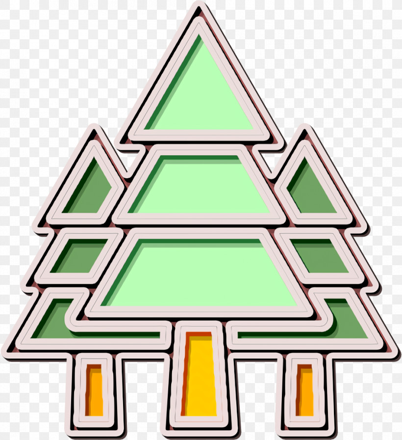 Camping Elements Icon Forest Icon, PNG, 944x1032px, Forest Icon, Christmas Day, Christmas Tree, Geometry, Line Download Free