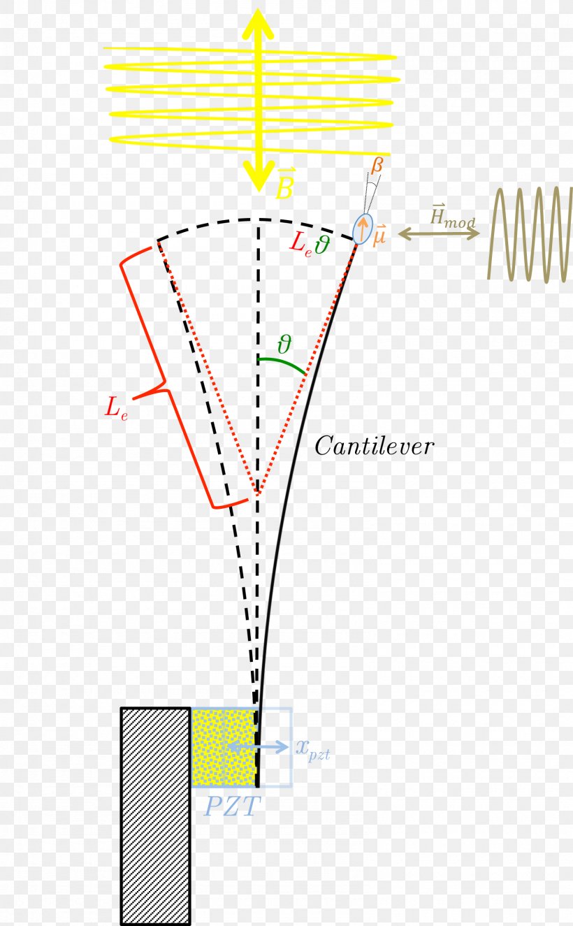 Cantilever Magnetometry Magnetometer Oscillation Torque, PNG, 1590x2570px, Cantilever, Area, Beam, Craft Magnets, Diagram Download Free