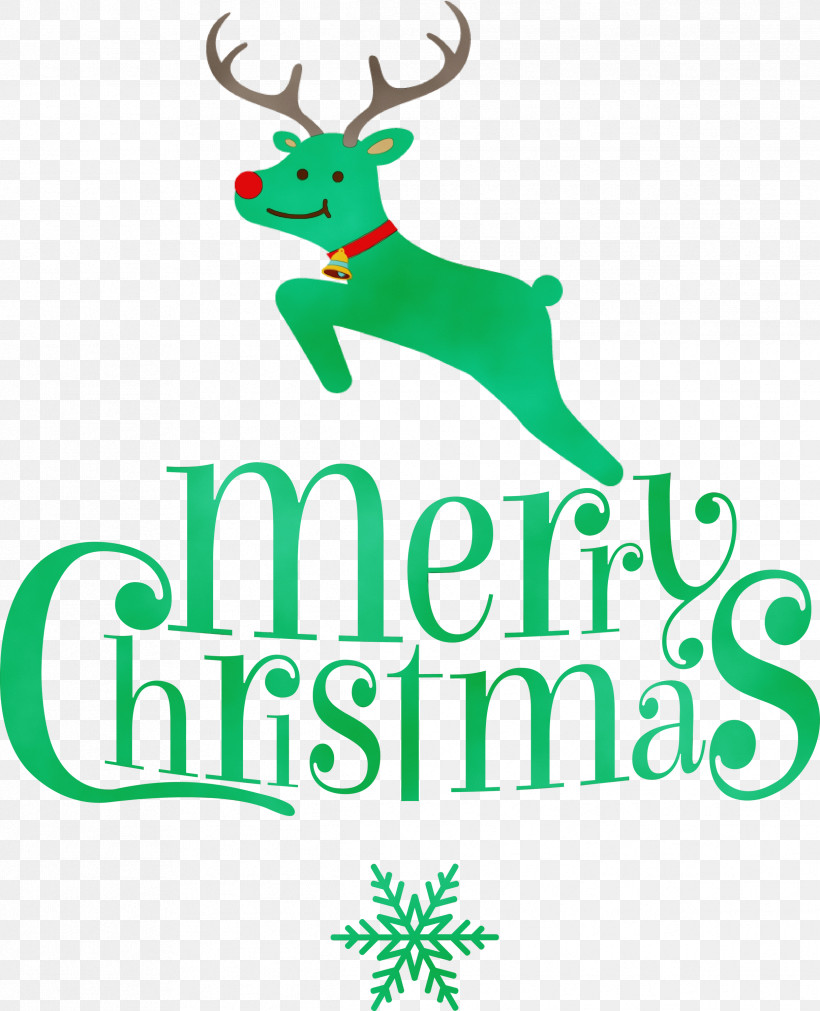 Christmas Decoration, PNG, 2433x3000px, Green Merry Christmas, Antler, Christmas Day, Christmas Decoration, Deer Download Free