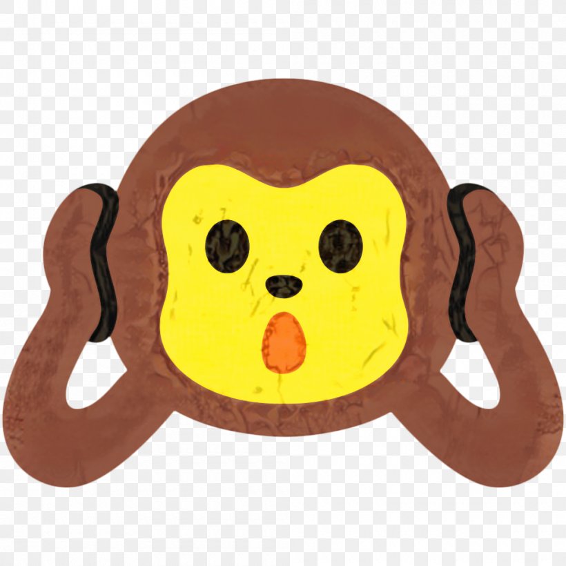 Monkey Emoji, PNG, 1000x1000px, Evil Monkey, Animation, Brown, Cartoon, Emoji Download Free