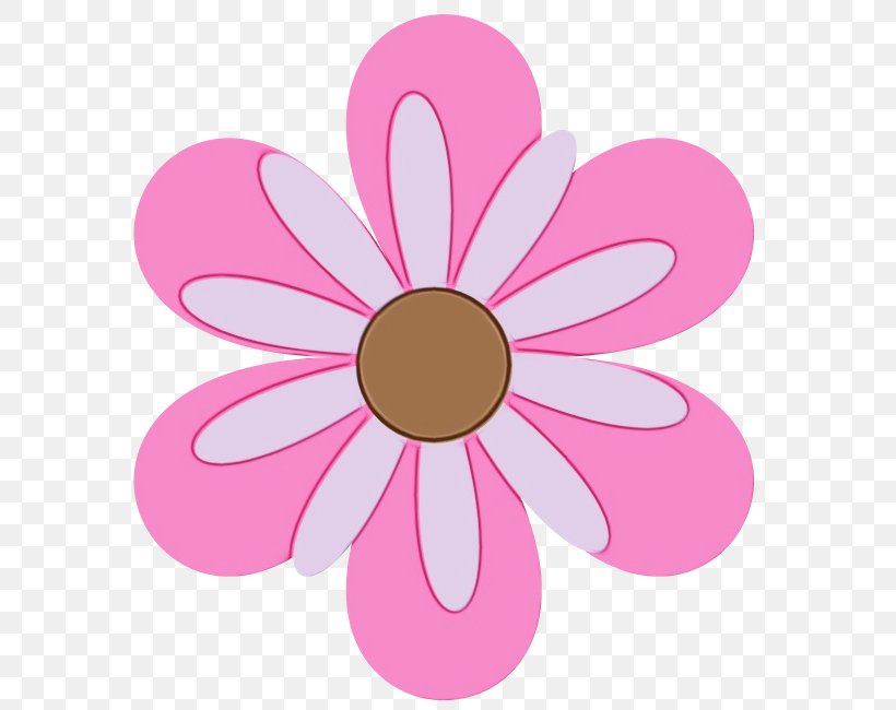 Pink Petal Clip Art Flower Pattern, PNG, 650x650px, Watercolor, Flower, Magenta, Paint, Petal Download Free