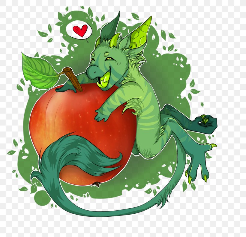 Dragon Cartoon Vegetable Fruit, PNG, 800x793px, Dragon, Art, Cartoon, Fictional Character, Food Download Free