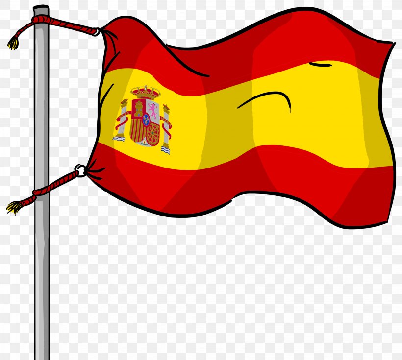 Clip Art Illustration Flag Of Spain Cartoon, PNG, 3272x2936px, Spain, Area, Artwork, Cartoon, Flag Download Free