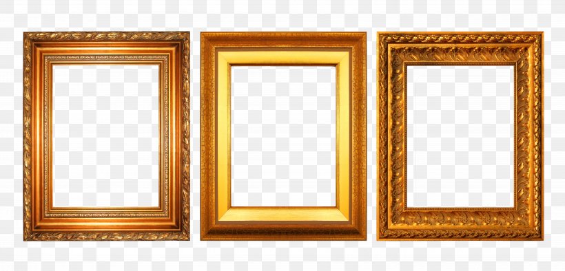 Picture Frame Gold Decorative Arts, PNG, 5885x2832px, Picture Frame, Decorative Arts, Gold, Gold Frame, Material Download Free
