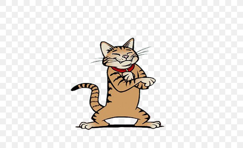 Kitten Whiskers Hit Cat Clip Art, PNG, 500x500px, Kitten, Animation, Carnivoran, Cartoon, Cat Download Free