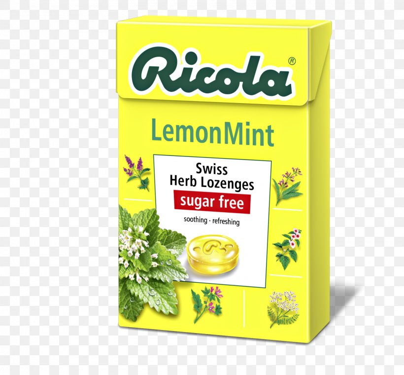 Ricola Herbaceous Plant Sugar Throat Lozenge, PNG, 1600x1484px, Ricola, Candy, Flavor, Food, Health Download Free