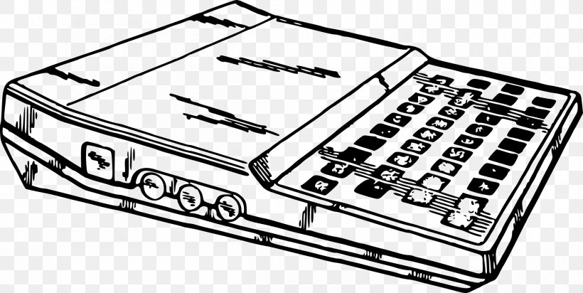 ZX81 ZX Spectrum Sinclair Research, PNG, 2400x1206px, Zx Spectrum, Auto Part, Black And White, Circuit Component, Drawing Download Free