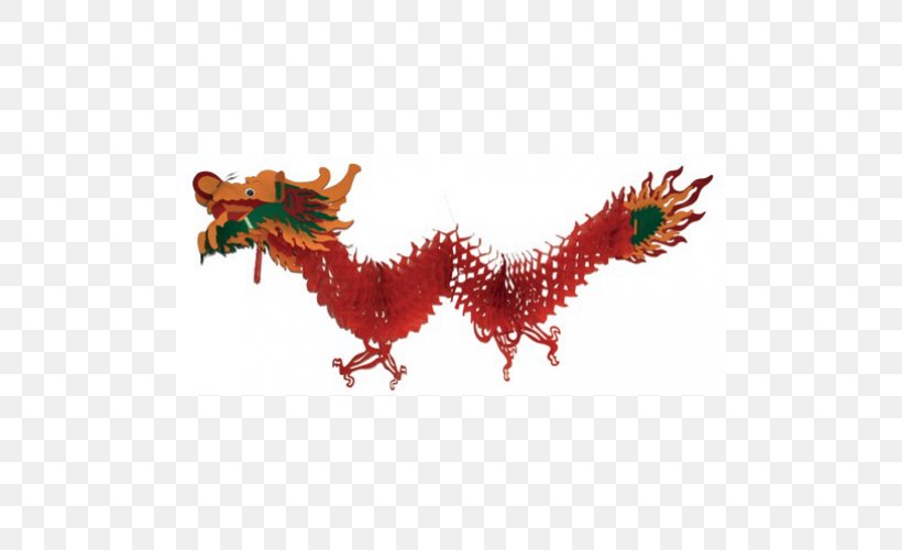 China Chinese Dragon Paper Plastic, PNG, 500x500px, China, Bird, Chicken, Chinese Dragon, Chinese New Year Download Free