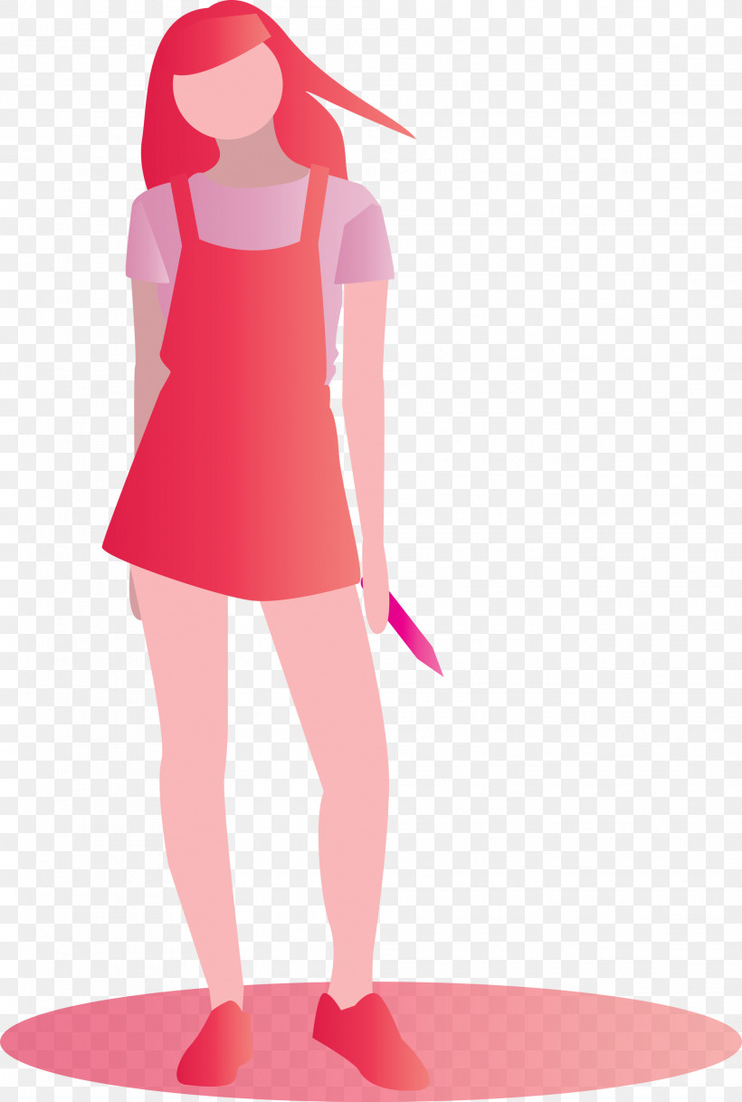 Fashion Girl, PNG, 2021x3000px, Fashion Girl, Costume, Magenta, Pink, Standing Download Free