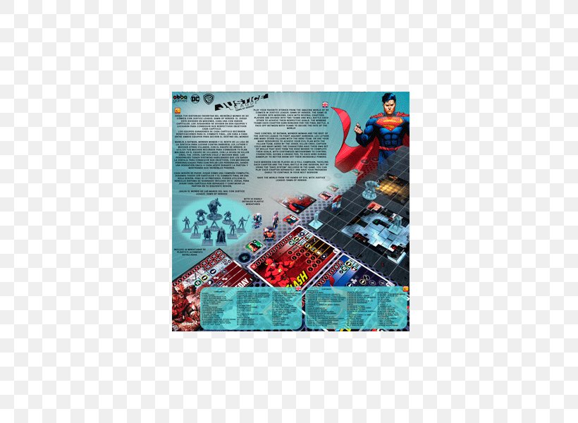 Justice League Tabletop Games & Expansions Board Game Herní Plán, PNG, 600x600px, Justice League, Abba, Board Game, Collage, Collectible Card Game Download Free
