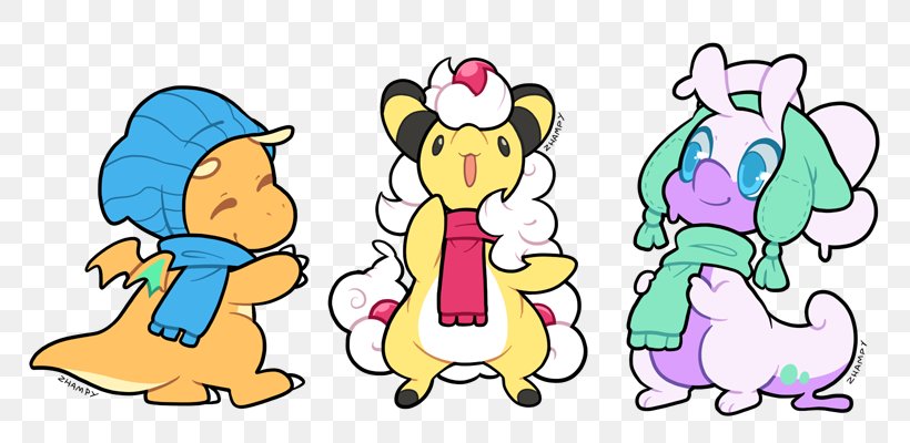 Ampharos Dragonite Pokémon Sheep Flaaffy, PNG, 800x400px, Watercolor, Cartoon, Flower, Frame, Heart Download Free