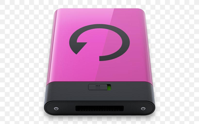 Pink Electronic Device Gadget Multimedia, PNG, 512x512px, Backup, Backup And Restore, Data, Database, Directory Download Free