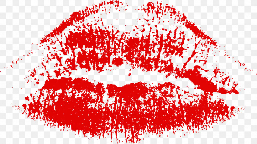 Red Rip Kiss, PNG, 3000x1683px, Red Rip, Kiss, Line, Lip, Mouth Download Free