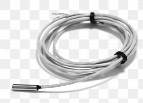 Temperature Probe Symbol - Sensor Resistance Thermometer Sonde De TempÃ©rature Coaxial Cable Thermocouple PNG