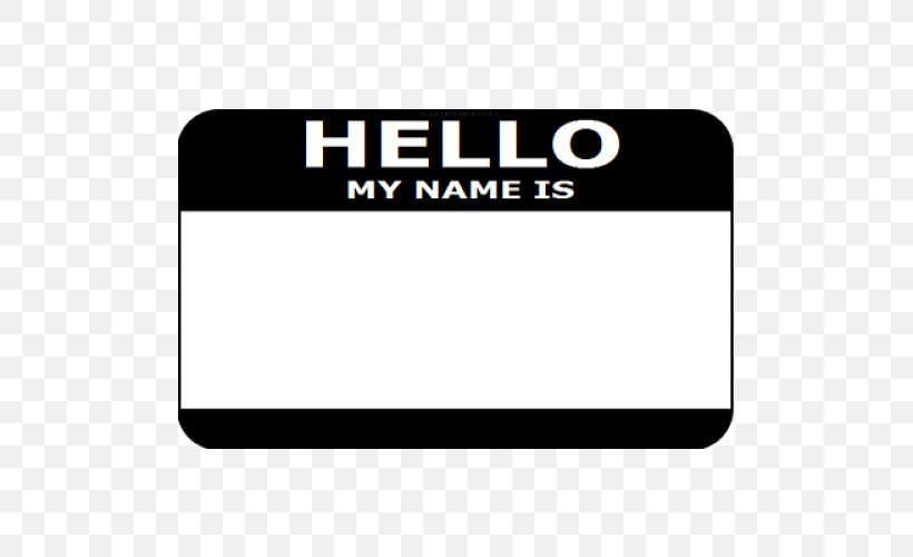 Sticker Name Tag The Aim Of Marketing Is To Know And Understand The Customer So Well The Product Or Service Fits Him And Sells Itself. Redbubble, PNG, 500x500px, Sticker, Area, Black, Brand, Idea Download Free