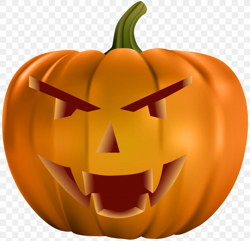 Jack-o'-lantern Calabaza Pumpkin Halloween Clip Art, PNG, 8000x7715px, Calabaza, Carving, Cucurbita, Cucurbita Maxima, Food Download Free
