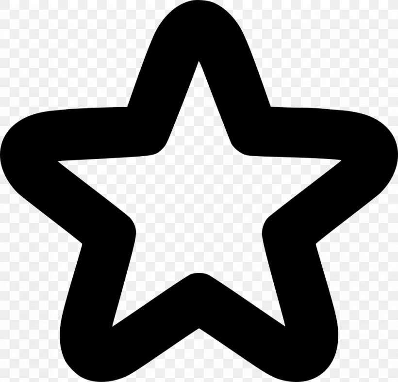 Vector Graphics Clip Art Symbol Star, PNG, 980x942px, Symbol, Area, Black And White, Fivepointed Star, Logo Download Free