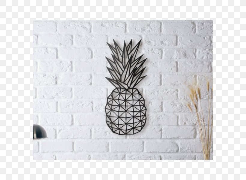 Wall Decal Metal Pineapple House, PNG, 600x600px, Wall Decal, Bedroom, Building, Decorative Arts, House Download Free