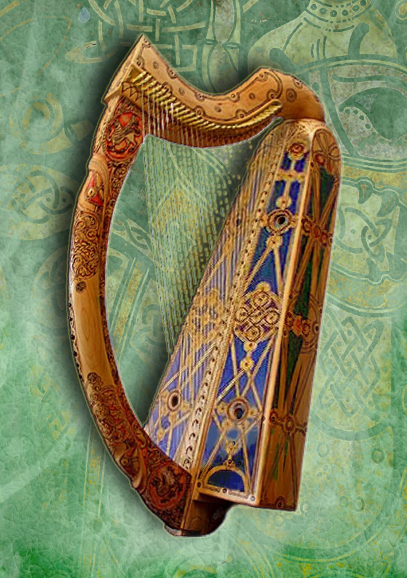 Celtic Nations Celtic Harp Celts Musical Instruments, PNG, 1123x1595px, Watercolor, Cartoon, Flower, Frame, Heart Download Free