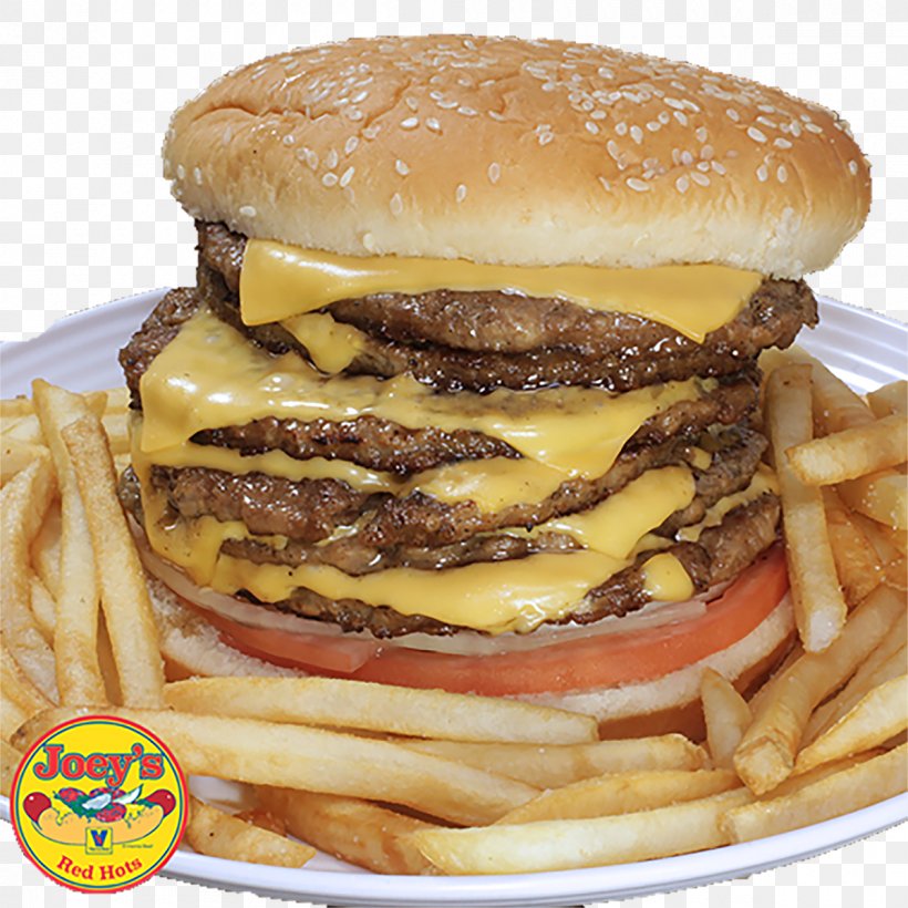 French Fries Cheeseburger Joey's Red Hots Whopper Hot Dog, PNG, 1200x1200px, French Fries, American Food, Big Mac, Breakfast Sandwich, Buffalo Burger Download Free