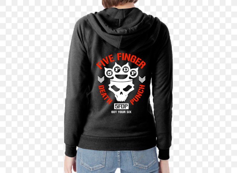 Hoodie T-shirt Neck Sleeve, PNG, 600x600px, Hoodie, Black, Black M, Brand, Five Finger Death Punch Download Free