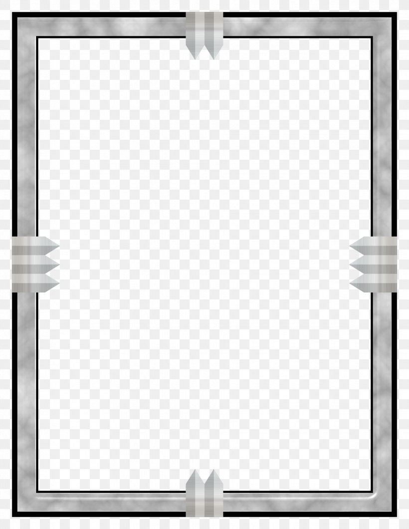Picture Frames Metal Clip Art, PNG, 1855x2400px, Picture Frames, Area, Black And White, Chain, Framing Download Free