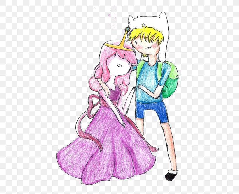 Princess Bubblegum Finn The Human Drawing Clip Art, PNG, 500x667px, Watercolor, Cartoon, Flower, Frame, Heart Download Free