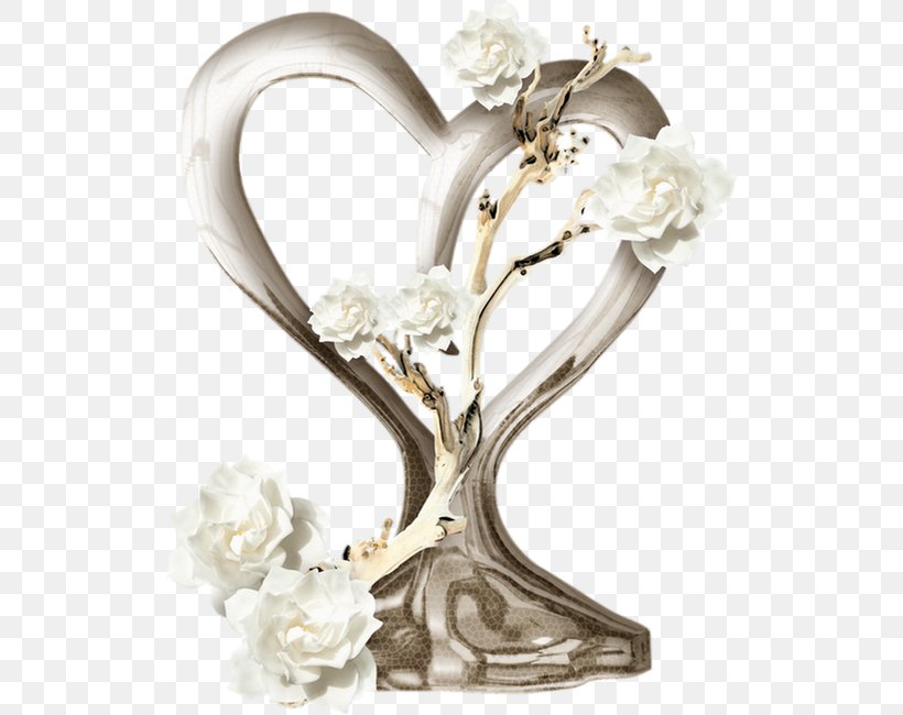 Cut Flowers Vase Figurine, PNG, 520x650px, Cut Flowers, Figurine, Flower, Heart, Vase Download Free