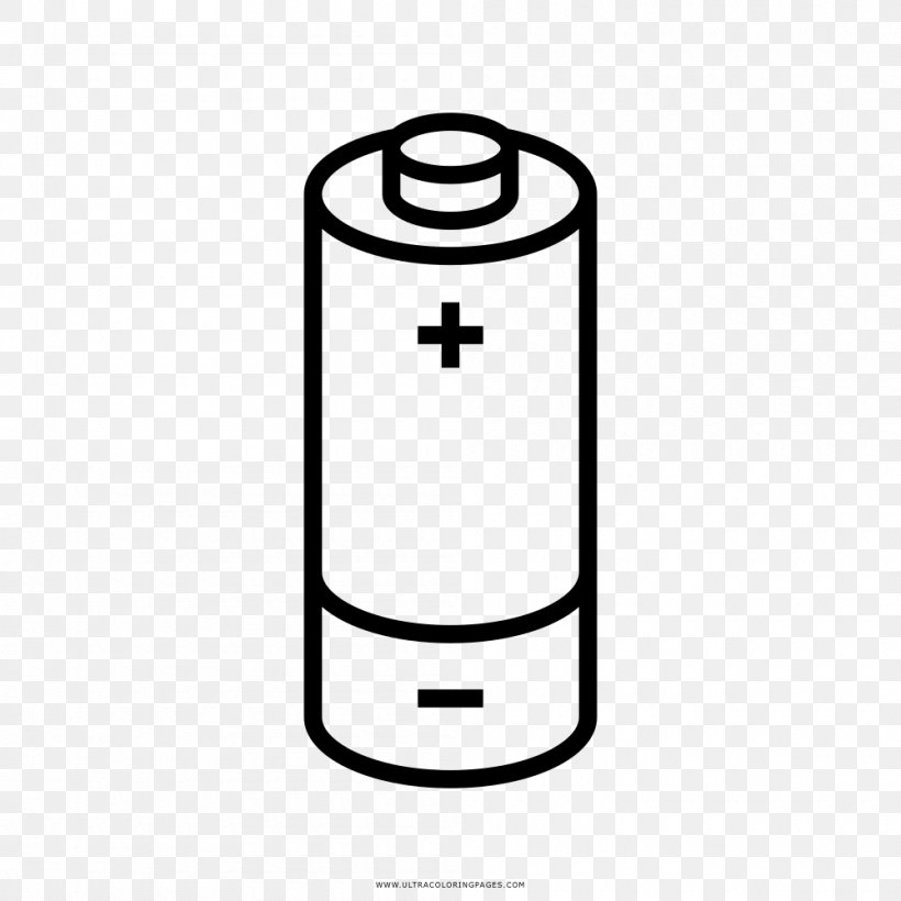 Electric Battery Drawing Battery Recycling Coloring Book, PNG, 1000x1000px, Electric Battery, Accumulator, Area, Battery Recycling, Black And White Download Free
