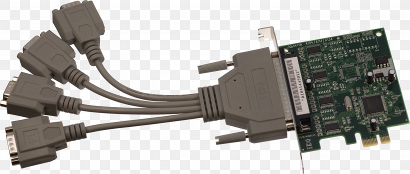 Electrical Cable Network Cards & Adapters Network Interface Electronic Component Input/output, PNG, 4115x1751px, Electrical Cable, Cable, Computer Component, Computer Network, Controller Download Free