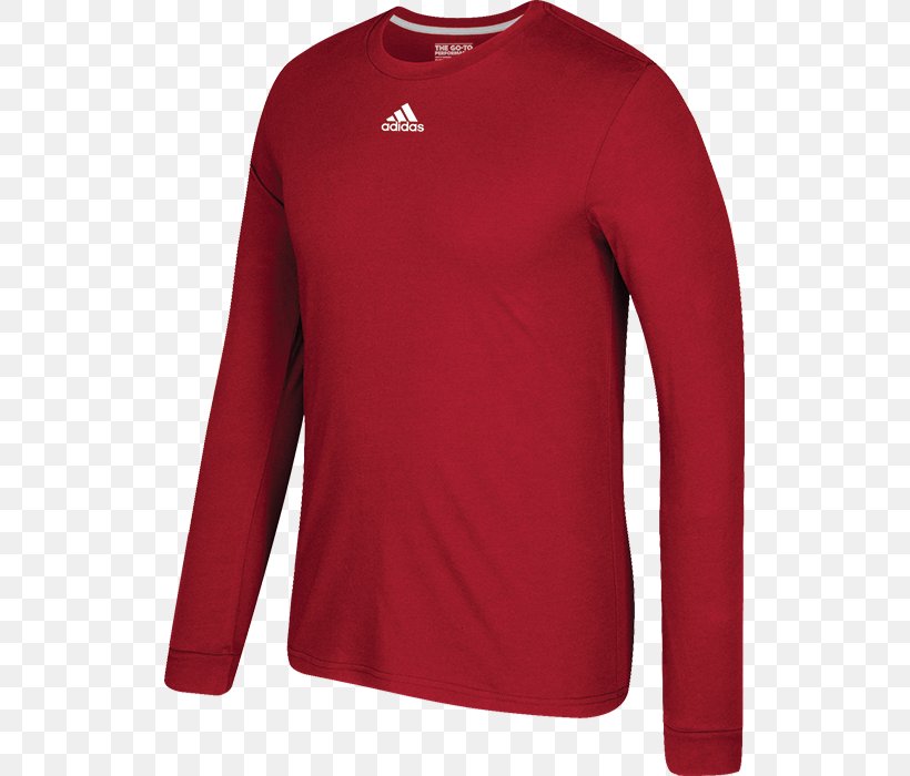 Long-sleeved T-shirt Adidas Men's Go To Performance Long Sleeve Shirt, PNG, 523x700px, Tshirt, Active Shirt, Adidas, Bluza, Cotton Download Free