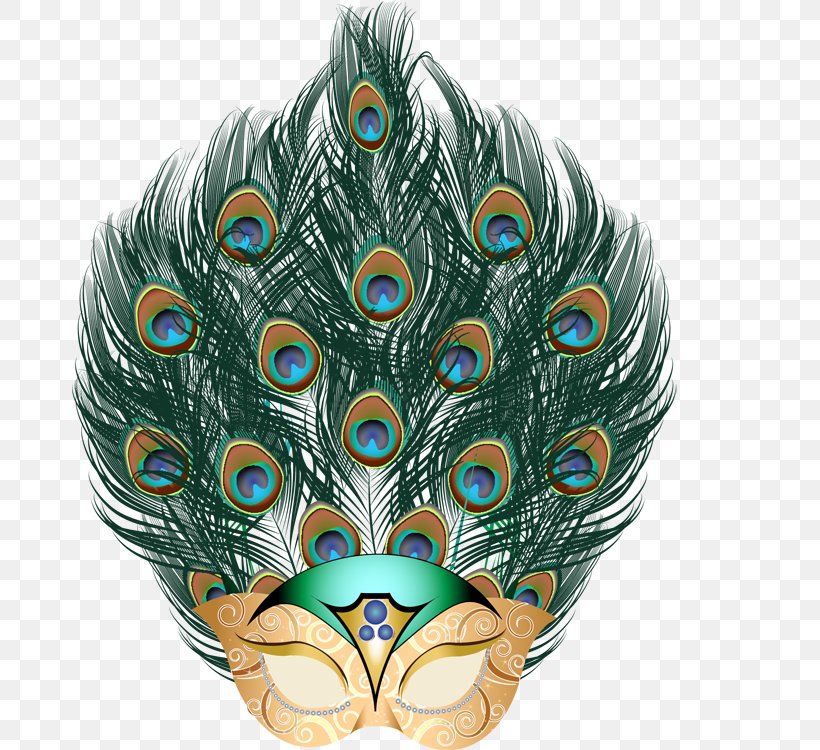 Mask Mardi Gras Masquerade Ball Feather Peafowl, PNG, 675x750px, Mask, Carnival, Costume, Feather, Headband Download Free