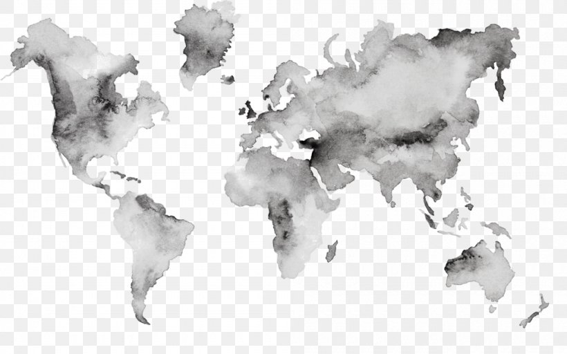 World Map Drawing Illustration, PNG, 1000x625px, World, Black And White, Cloud, Drawing, Elopement Download Free