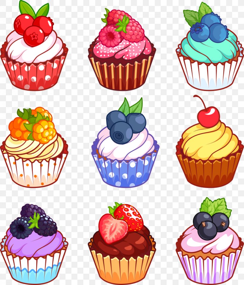 Cupcake Muffin Gugelhupf Cartoon, PNG, 834x975px, Cupcake, Baking, Baking Cup, Blueberry, Buttercream Download Free